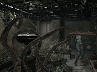 une photo d'Ã©cran de Resident Evil Rebirth sur Nintendo Gamecube